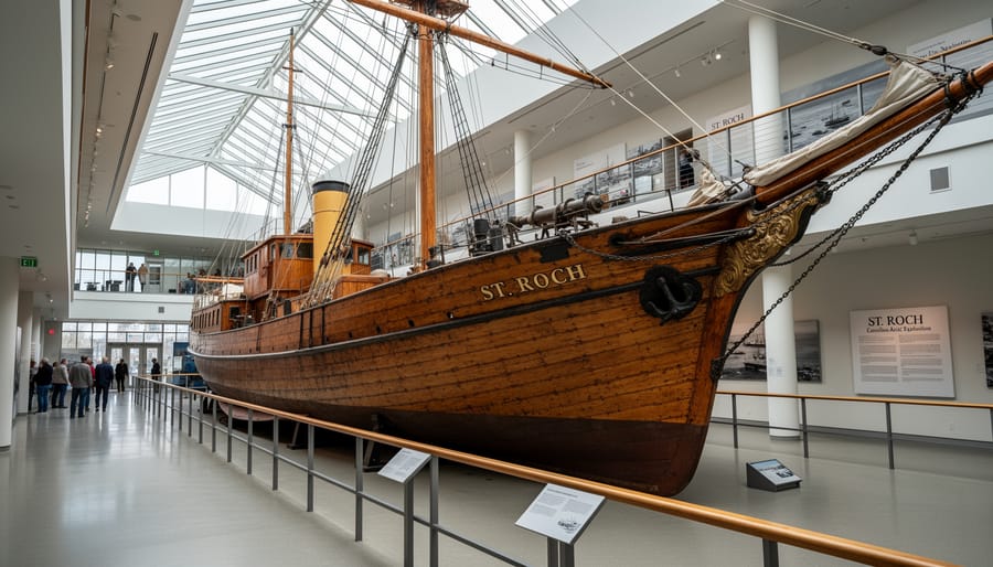 Historic St. Roch ship on display at Vancouver Maritime Museum